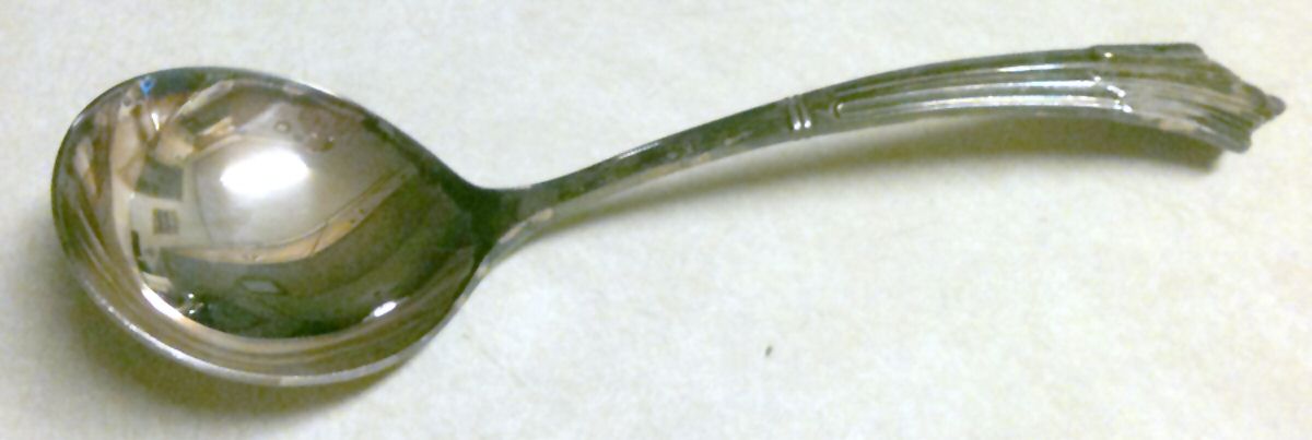 Albany (Silverplate) Solid Gravy Ladle by Cooper Ludlam-1