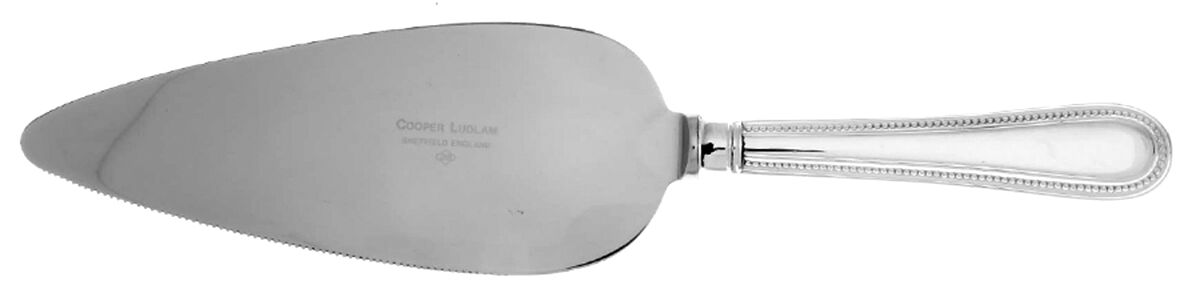 Bead (Silverplate) Pie Server with Stainless Blade by Cooper Ludlam-1