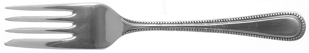 Bead (Silverplate) Individual Salad Fork by Cooper Ludlam-1