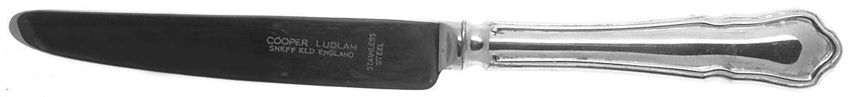 Dubarry (Silverplate) Tea Knife with Stainless Blade by Cooper Ludlam-1