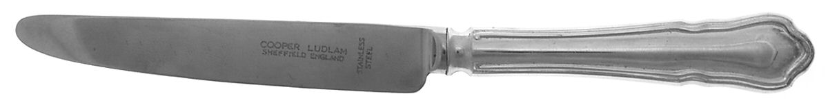 Dubarry (Silverplate) Modern Hollow Butter Spreader (Stainless) by Cooper Ludlam-1