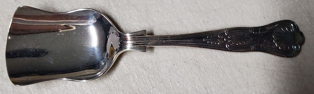 Kings (Silverplate) Sugar Shell Spoon by Cooper Ludlam-1