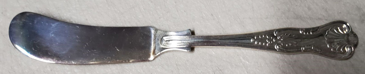 Kings (Silverplate) Flat Handle Master Butter Knife by Cooper Ludlam-1