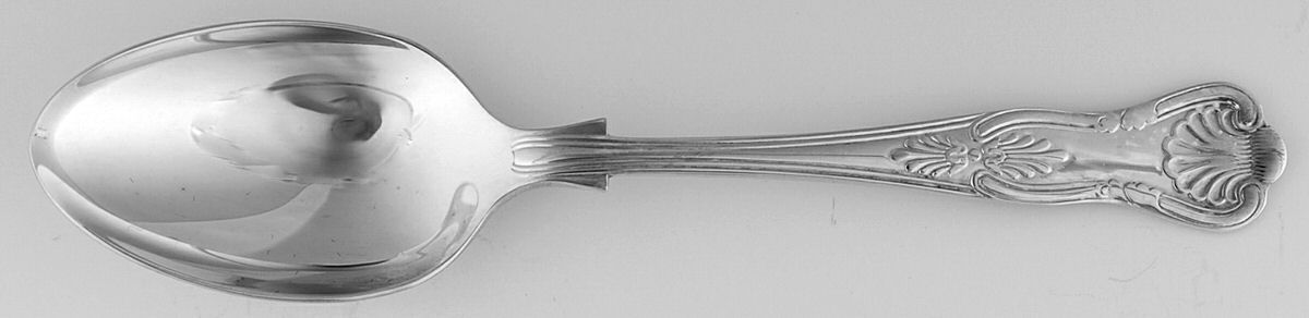 Kings (Silverplate) Place/Oval Soup Spoon by Cooper Ludlam-1