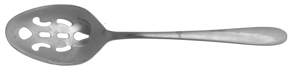 Aaragon (Stainless) Pierced Tablespoon (Serving Spoon) by The Cellar(Flatware)-1