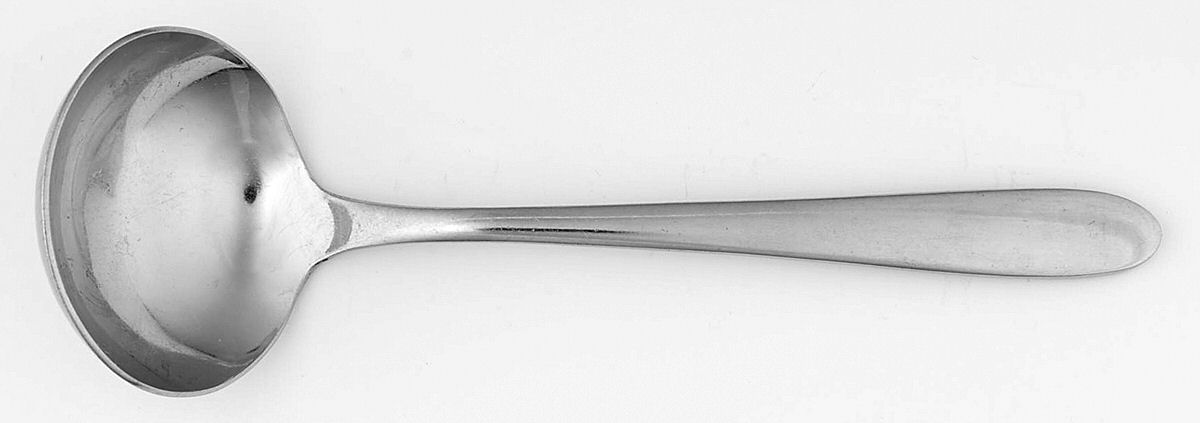 Aaragon (Stainless) Solid Gravy Ladle by The Cellar(Flatware)-1