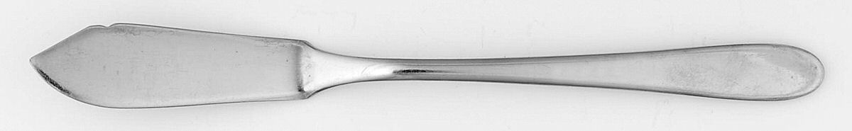 Aaragon (Stainless) Flat Handle Master Butter Knife by The Cellar(Flatware)-1