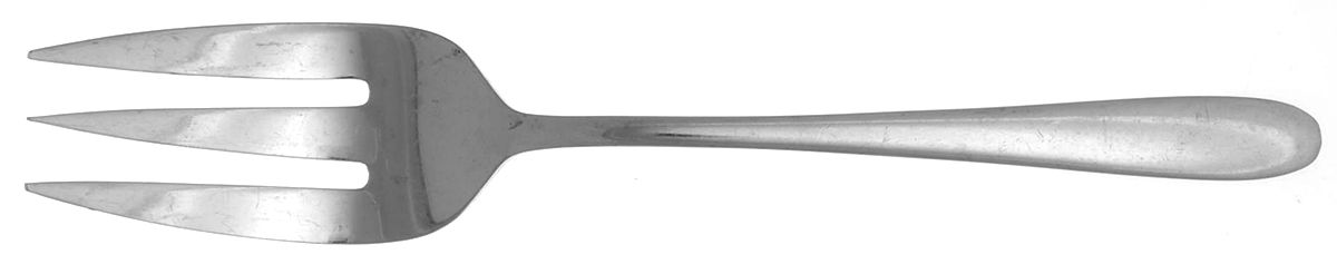Aaragon (Stainless) Medium Solid Cold Meat Serving Fork by The Cellar(Flatware)-1