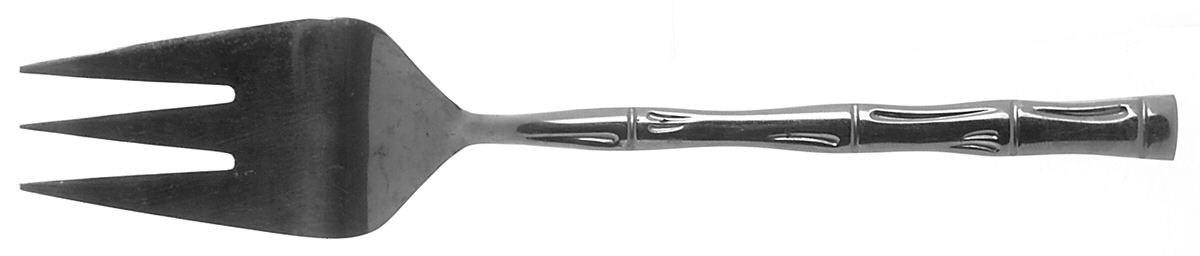 Clf2 (Stainless, Japan) Medium Solid Cold Meat Serving Fork by The Cellar(Flatware)-1