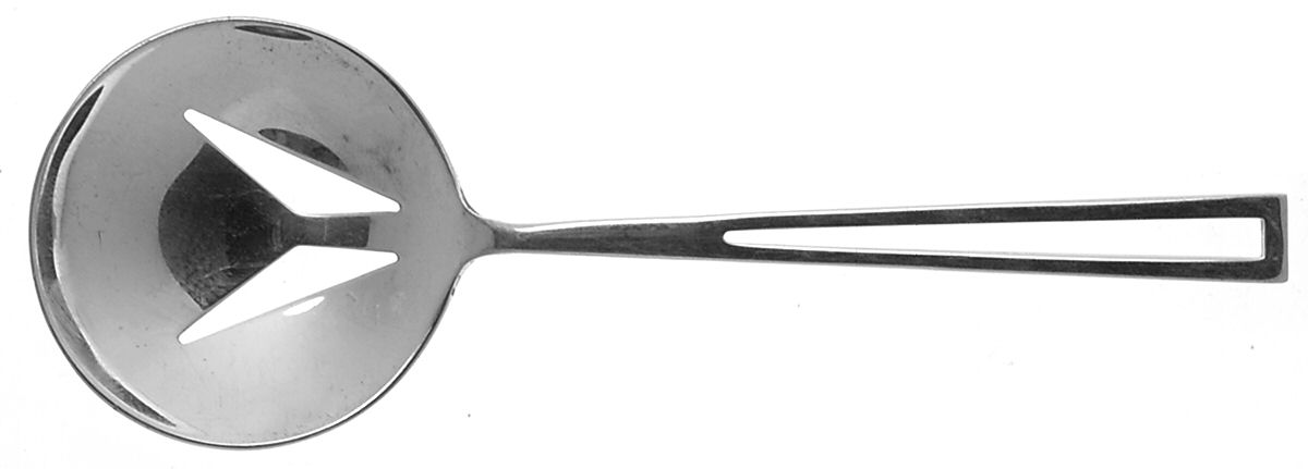 Avanti (Sterling) Solid Bon Bon Spoon with Pierced Bowl by Celsa-1