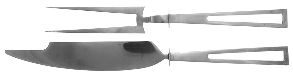 Avanti (Sterling) (2 Pc)Carving Set-Lg Stnbl/Roast w/Sterling Guard by Celsa-1