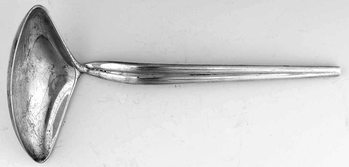 Trenza (Sterling) Solid Gravy Ladle by Celsa-1