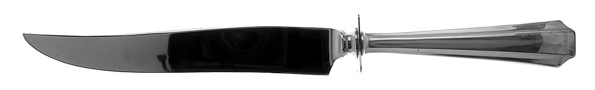 America (Sterling, 1931, No Monograms) Small Steak Carving Knife with Stainless Blade by Concord-1
