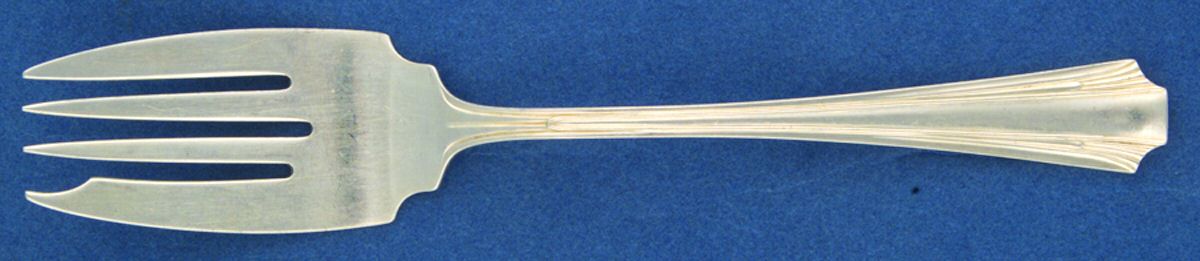 Queen Mary (Sterling, 1931, No Monograms) Individual Salad Fork by Concord-1