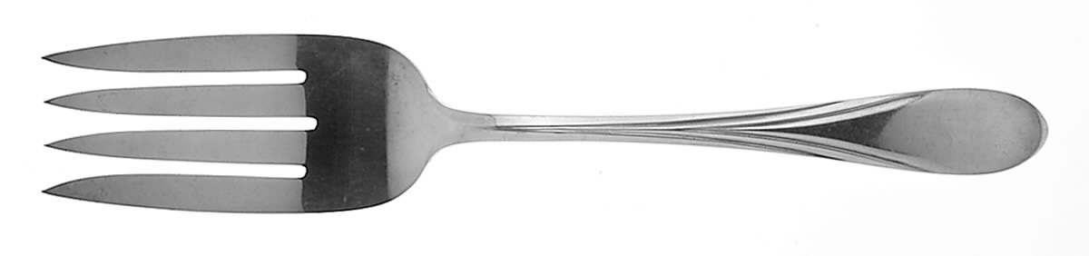 Concord-Yankee Clipper (Sterling, 1930) Medium Solid Cold Meat Serving Fork by Concord-1