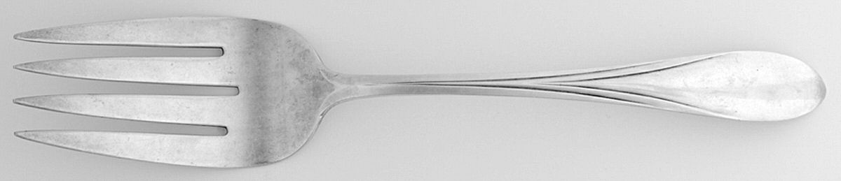 Concord-Yankee Clipper (Sterling, 1930) Large Solid Cold Meat Serving Fork by Concord-1