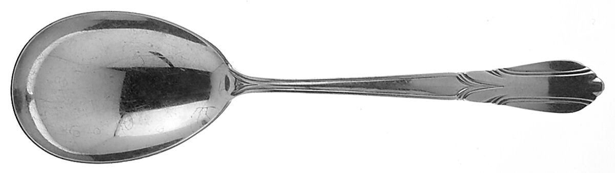 Crusader (Sterling, 1937-1938, No Monograms) Small Solid Berry/Casserole Spoon by Concord-1