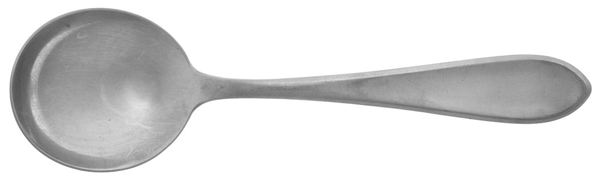 Standard (Stainless) Round Bowl Soup Spoon (Cream Soup) by Cohr-1
