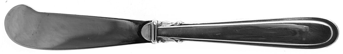 Thread (Sterling) Hollow Handle Paddle Butter Spreader (Solid) by Cohr-1