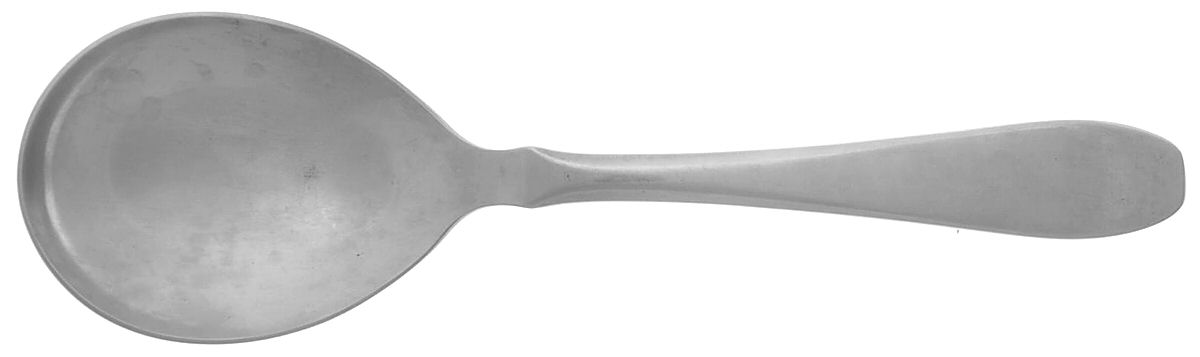 COH5 (STAINLESS) Solid Smooth Casserole Spoon by Cohr-1