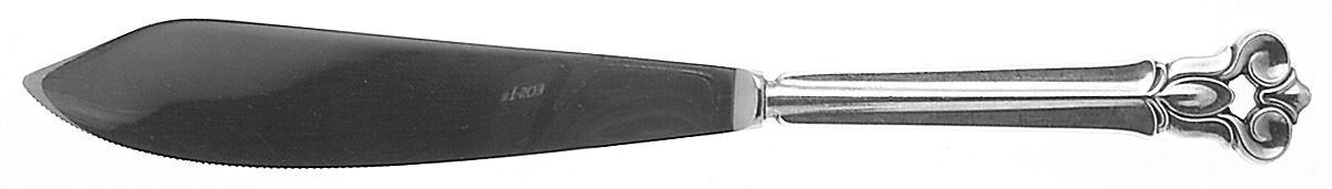 Monica (Sterling) Cake Knife with Stainless Blade by Cohr-1