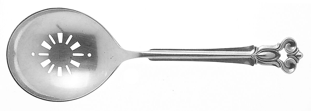 Monica (Sterling) Pierced Tablespoon (Serving Spoon) by Cohr-1