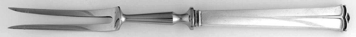 Sparta (Sterling) Large Stainless-Prong Roast Carving Fork by Cohr-1