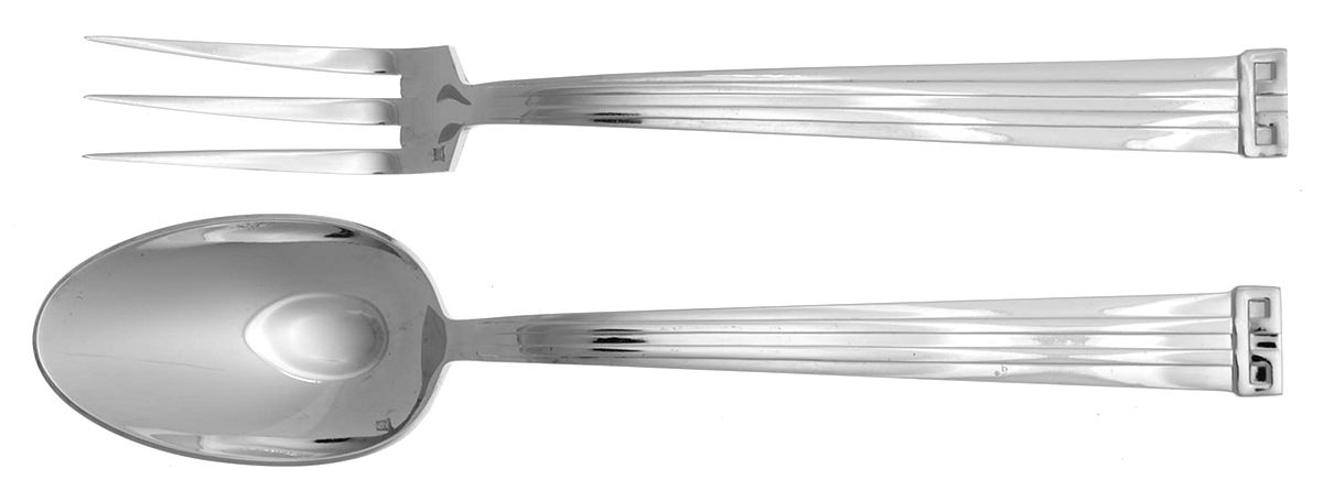 Antinea (Stainless) Solid Serving Set by Jean Couzon-1