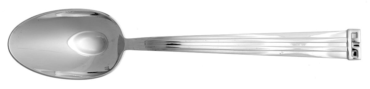 Antinea (Stainless) Solid Serving Spoon by Jean Couzon-1