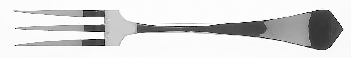 Cardinal (Stainless, Glossy) Solid Serving Fork by Jean Couzon-1