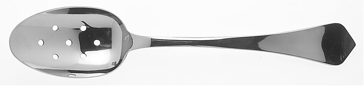 Cardinal (Stainless, Glossy) Pierced Solid Serving Spoon by Jean Couzon-1