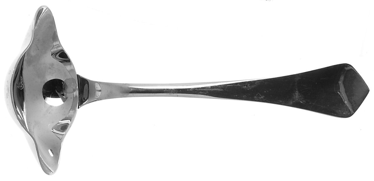 Cardinal (Stainless, Glossy) 2 Spout Gravy Ladle-Solid Piece by Jean Couzon-1