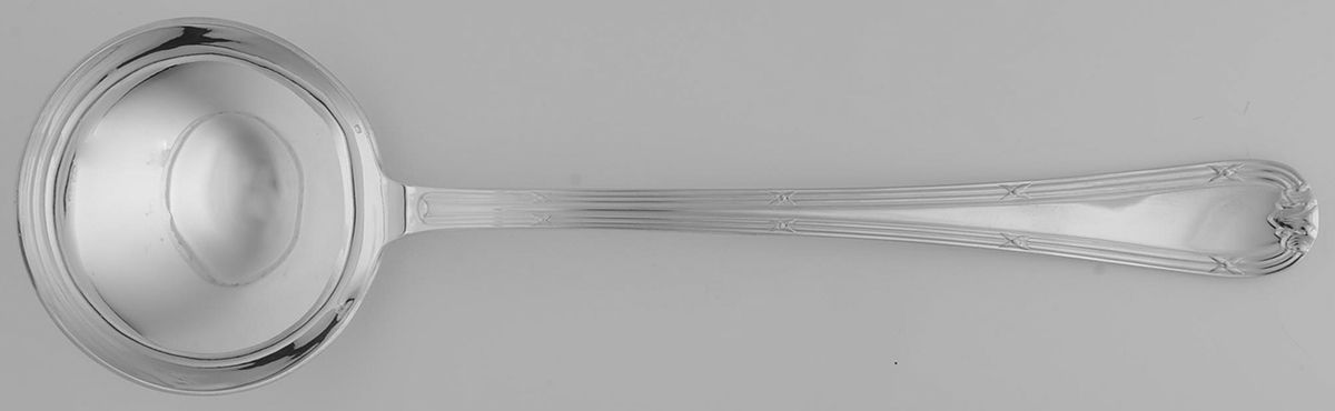 Croisade (Silverplate) Solid Soup Ladle by Jean Couzon-1