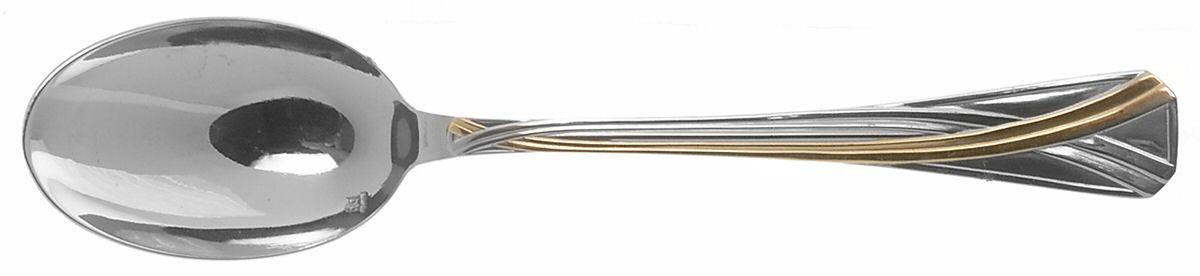 Eclat Gold (Stainless, Gold Accent) Teaspoon by Jean Couzon-1