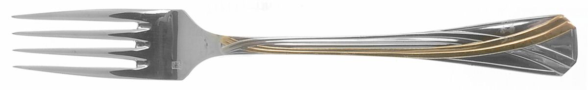 Eclat Gold (Stainless, Gold Accent) Individual Salad Fork by Jean Couzon-1