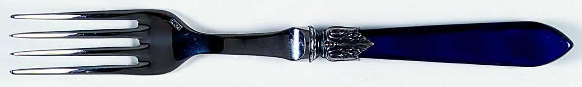 Galaxy-Blue (Stainless) Individual Salad Fork by Jean Couzon-1