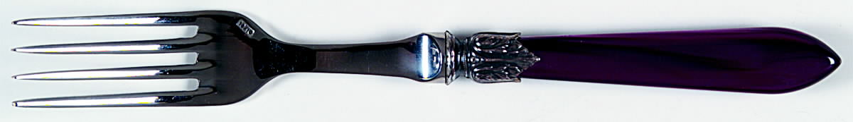 Galaxy-Red (Stainless) Individual Salad Fork by Jean Couzon-1