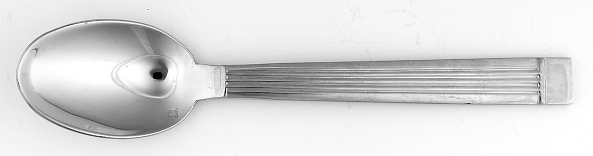 Greco (Stainless) Place/Oval Soup Spoon by Jean Couzon-1