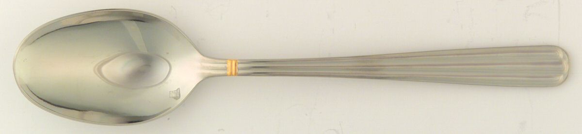 Isis Gold (Stainless, Gold Accent) Teaspoon by Jean Couzon-1