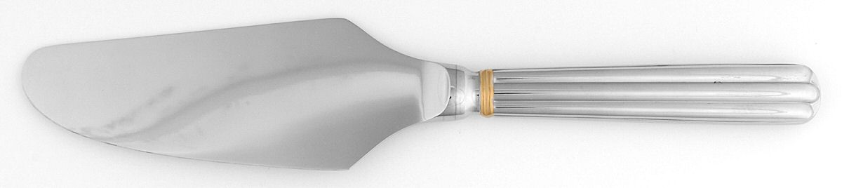 Isis Gold (Stainless, Gold Accent) Pie and Cake Server, Solid Piece by Jean Couzon-1