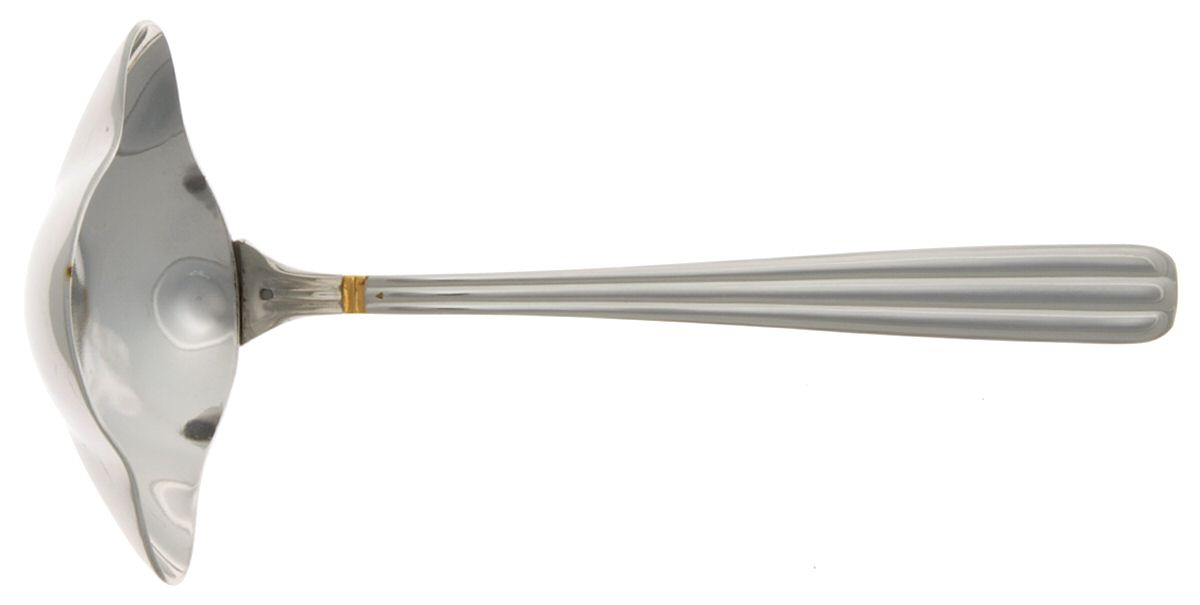 Isis Gold (Stainless, Gold Accent) Solid Gravy Ladle by Jean Couzon-1