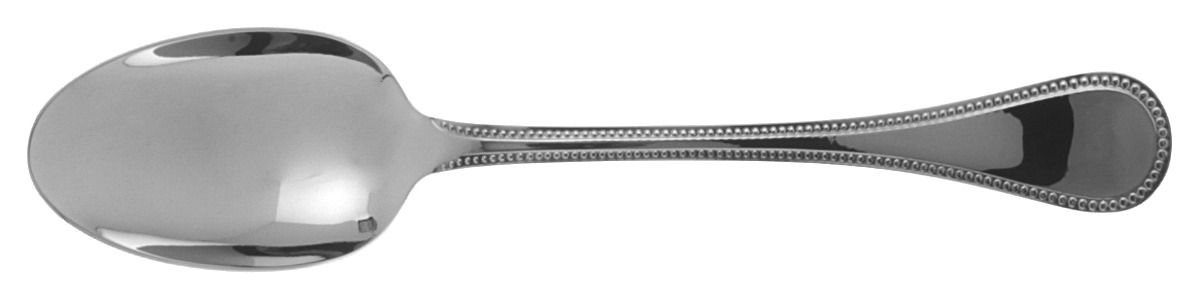 Le Perle (Stainless) Solid Serving Spoon by Jean Couzon-1