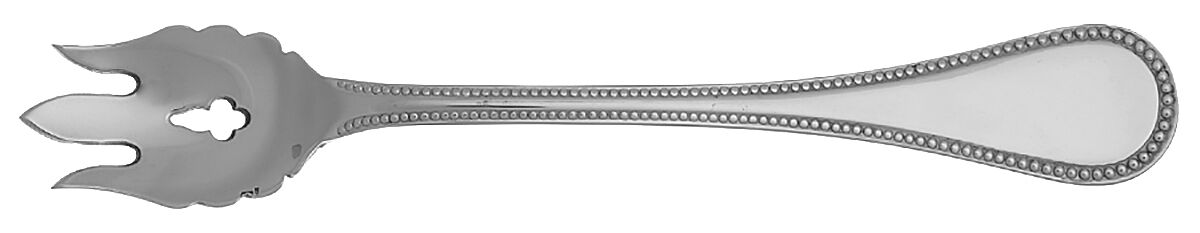 Le Perle (Stainless) Vegetable Serving Fork Solid  HC by Jean Couzon-1