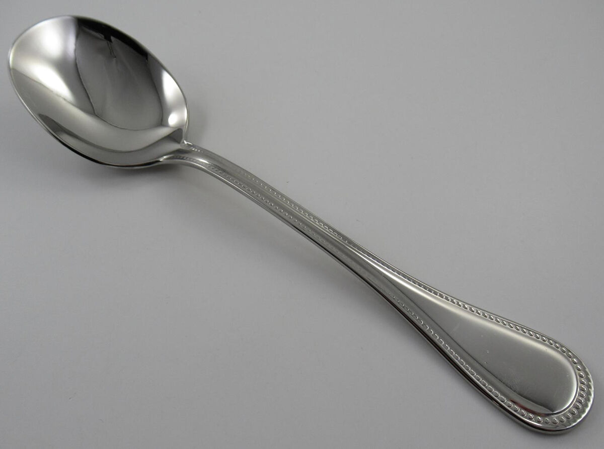 Le Perle (Stainless) Sugar Spoon by Jean Couzon-1