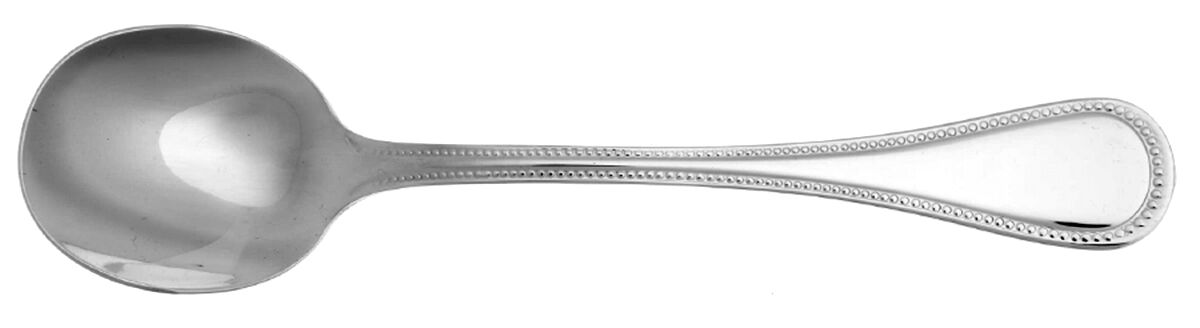 Le Perle (Stainless) Round Bowl Soup Spoon (Cream Soup) HC by Jean Couzon-1