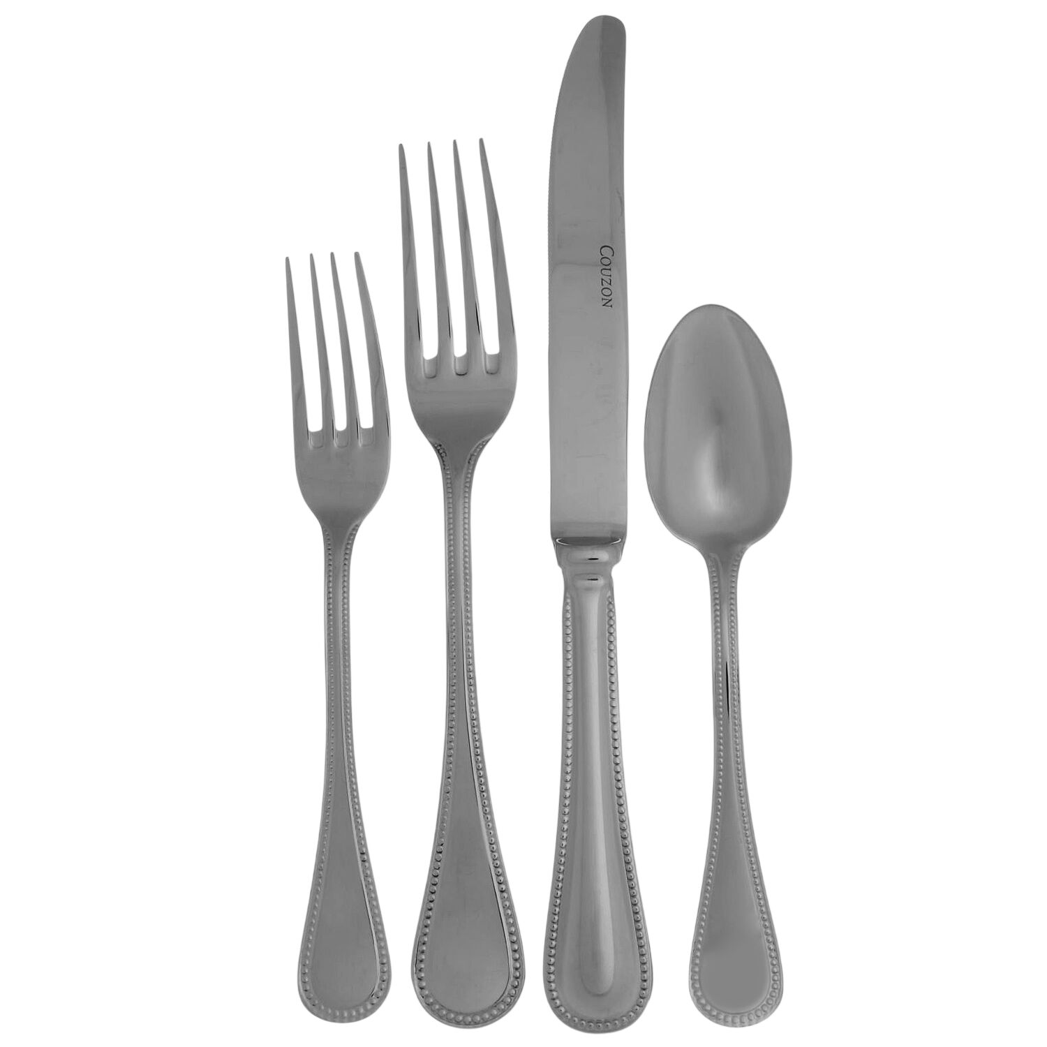 Le Perle (Stainless) 4 Piece Place Setting by Jean Couzon-1