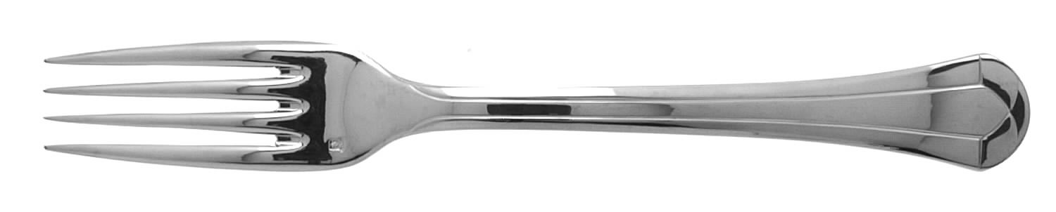 Louxor Contrast (Stainless, Frosted Accents) Fork by Jean Couzon-1