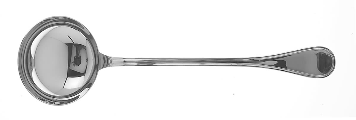 Lyrique (Stainless) Solid Soup Ladle by Jean Couzon-1