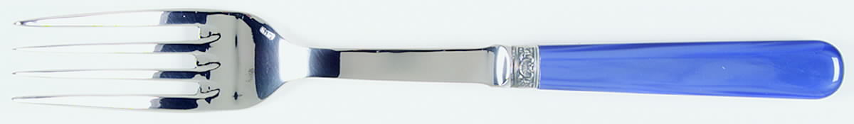 Nina-Blue (Stainless Solid Serving Fork by Jean Couzon-1