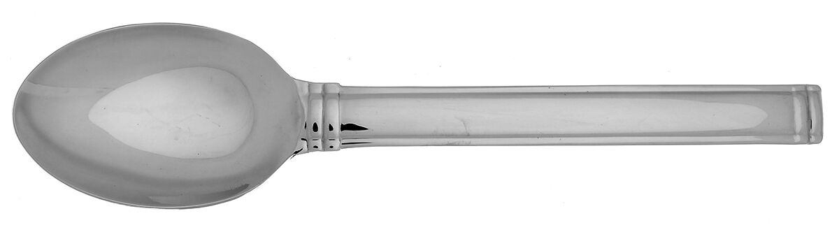 Opera (All Stainless) Solid Serving Spoon by Jean Couzon-1